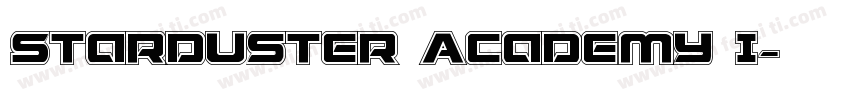 Starduster Academy I字体转换